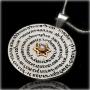 HaAri Kabbalah King Solomon Amulet Pendant Necklace Engraved with 72 Names of God to Draw Powerful Energy and Enhance Positive Changes in Life