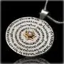HaAri Kabbalah King Solomon Amulet Pendant Necklace Engraved with 72 Names of God to Draw Powerful Energy and Enhance Positive Changes in Life