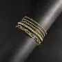 NA Gold Chain Bracelet Sets for Women GirlsBracelets Adjustable Layered Metal Link Bracelet Set Handmade Fashion Jewelry.