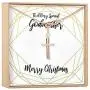 Dear Ava for Godmother: Godmother Present, Jewelry, Xmas, Infinity Cross (Rose-Gold-Plated-Brass, NA) Dear Ava for Godmother: Godmother Present, Jewelry, Xmas, Infinity Cross (Rose-Gold-Plated-Brass, NA)