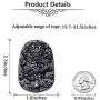 ASGIFT Unique Gifts for Men Women, Black Obsidian Charms Necklace, Healing Crystal Stone Pendant ASGIFT Unique Gifts for Men Women, Black Obsidian Charms Necklace, Healing Crystal Stone Pendant
