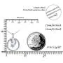 C&U 925 Sterling Silver for Mom Necklace Star Necklace I Love You Forever Pendant Necklace Jewelry Gifts for Women Mom Daughter Wife Girls
