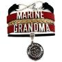 Kits Kiss Marine Corp Bracelet, Marine Bracelet, Marine Jewelry, USMC Bracelet, USMC Jewelry, Love Infinity Bracelet