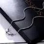 Necklaces Sterling Silver S925 Women’s Jewelry Kissing Fish Pendant Box Chain Necklace Valentiens Day Gift Necklaces Sterling Silver S925 Women’s Jewelry Kissing Fish Pendant Box Chain Necklace Valentiens Day Gift