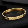 YCSLYW Love Friendship Stainless Steel Bracelet Bracelet Hinge Love Jewelry with Crystal Bracelet Gift Gift for Female Teen Girl