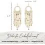 Bohemian Boho Tassel Dangle Drop Earrings for Women – Lightweight Filigree Gypsy Coin Chandelier Disc Charm Hoops – included Gift Box Bohemian Boho Tassel Dangle Drop Earrings for Women – Lightweight Filigree Gypsy Coin Chandelier Disc Charm Hoops – included Gift Box