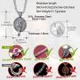 FaithHeart Norse Viking Raven Necklace for Men Women Vintage Celtic Crow Raven Jewelry- Can Engrave
