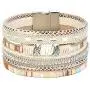 FIBO STEEL Boho Wrap Bracelets for Women Braided Leather Rope Handmade Multi-Layer Cuff Bangle FIBO STEEL Boho Wrap Bracelets for Women Braided Leather Rope Handmade Multi-Layer Cuff Bangle