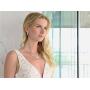 Mariell Genuine Freshwater Pearl & CZ Marquis Necklace Earrings Set Luxury Bridal Jewelry