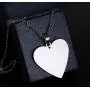 XUANPAI Stainless Steel Heart Rainbow Pendant Necklace Lesbian Gay Pride Jewelry XUANPAI Stainless Steel Heart Rainbow Pendant Necklace Lesbian Gay Pride Jewelry