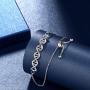 Beautlace DNA Double Helix Chemistry Science Molecule Biology Necklace and Earrings Jewelry Set Silver/18K Gold/Black Gun Plated Jewelry for Women and Girls