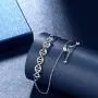 Beautlace DNA Double Helix Chemistry Science Molecule Biology Necklace and Earrings Jewelry Set Silver/18K Gold/Black Gun Plated Jewelry for Women and Girls