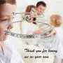 Zuo Bao Stepmother Gifts Stepmom Bracelet Thank You for Loving Me As Your Own Adjustable Charm Bracelet Mother in Law Gift