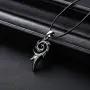 AILUOR Pewter Flame Fire Biker Pendant Necklace, Stainless Steel Gothic Men Vintage Punk Leather Necklace Jewelry AILUOR Pewter Flame Fire Biker Pendant Necklace, Stainless Steel Gothic Men Vintage Punk Leather Necklace Jewelry