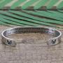 Joycuff Miscarriage Jewelry Memorial Gifts for Loss of Baby Daughter Sympathy Gifts Remembrance Bangle Bracelet Gifts for Women