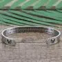 Joycuff Miscarriage Jewelry Memorial Gifts for Loss of Baby Daughter Sympathy Gifts Remembrance Bangle Bracelet Gifts for Women
