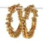 SANARA Traditional Indian Bollywood Antique Gold Plated Multi Color Ghungroo Bangles Women Pakistani Wedding Kada Bracelet Jewelry