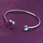Zodiac Birthstone Bracelet Jewelry Open Cuff Bracelet with Birthstone Birthday Gift for Her Zodiac Birthstone Bracelet Jewelry Open Cuff Bracelet with Birthstone Birthday Gift for Her