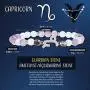 Juvale Zodiac Capricorn Bracelet with Amethyst Aquamarine Stone Beads, One Size Juvale Zodiac Capricorn Bracelet with Amethyst Aquamarine Stone Beads, One Size