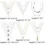 CLOSEUS 10 PCS Layered Choker Necklaces Fashion Sexy Casual Cute Bar Boho Pendant Chain for Women Girls Teens Jewelry Gifts Set Come Gift Box