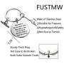 FUSTMW Gymnast Gift Gymnastics Keychain Inspirational Gifts Gymnast Jewelry Gymnastics Class Gift Birthday Jewelry for Teens