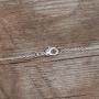 Dicksons Mustard Seed Petal Cross Pendant Womens 20 Inch Silver Plated Everyday Necklace in Jewelry Gift Box