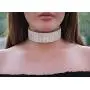 Rhinestone Choker 3 5 or 8 Row Silver by LuxeLife – Women’s Crystal Necklace Diamond Collar with 5'' Extender Rhinestone Choker 3 5 or 8 Row Silver by LuxeLife – Women’s Crystal Necklace Diamond Collar with 5'' Extender