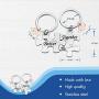 HN HNHB Better Together Couple Keychain Lover Long Distance Relationship Gift Energetic Warm Heart Jewelry Gifts