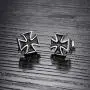 Mens Stainless Steel Retro Maltese Cross Stud Earrings Hypoallergenic Jerusalem Crusader Knights Templar Maltese Cross Pierced Post Stud Earrings For Men Religious Jewelry Gift For Man Mens Stainless Steel Retro Maltese Cross Stud Earrings Hypoallergenic Jerusalem Crusader Knights Templar Maltese Cross Pierced Post Stud Earrings For Men Religious Jewelry Gift For Man