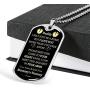 New Dad Necklace I May Just Be A Bump But I Love You More Than You Know - Gift For Fathers Day, Pregnancy Announcement Tag Necklace