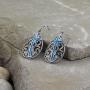 Montana Silversmiths Cross Dangle Earrings