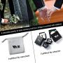 VNOX Pack of 2/3/4/5 -Unisex Customize Memorial Keepsake Stainless Steel Cylinder Cremation Ashes Necklace