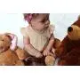 Elegant Cream Simulated Pearl Toddler Girl Necklace and Bracelet Stylish Gift Set (GS-P-C-All)
