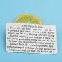 PENQI Sister in Law Jewelry Wedding Gift for Sister from The First Time I Met You Wallet Card Unbiological Sister Gift Bonus Sister Gifts Soul Sister Gifts