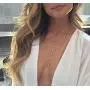 YienDoo Fashion Lasso Y Necklace Chain Dainty Multilayer Tassel Pendant Charm Minimalist Necklace Jewelry for Women and Girls (Silver) YienDoo Fashion Lasso Y Necklace Chain Dainty Multilayer Tassel Pendant Charm Minimalist Necklace Jewelry for Women and Girls (Silver)
