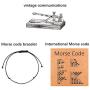 XUANCAOMAO Secret Message Morse Code Bracelet,Adjustable Handmade Silk Beaded Wrap Bracelet,Funny Friendship Inspirational Jewelry Gifts for Her Mom Daughter Sister Lovers