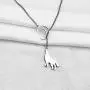 Crescent Moon Wolf Lariat Y Necklace Wolf Howling at The Moon Necklace Crescent Moon Wolf Lariat Y Necklace Wolf Howling at The Moon Necklace