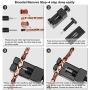 Feraco Womens Copper Magnetic Bracelet Unique Fishtail Links 99.9% Solid Copper Bracelets with Strong Magnets for Arthritis Pain Relief