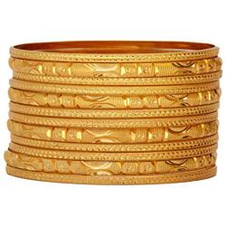 JDZ COLLECTION Indian Gold Plated Bangles Jewelry for Women & Girls Gold Plated Jewelry for Women