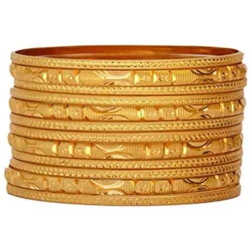 JDZ COLLECTION Indian Gold Plated Bangles Jewelry for Women & Girls Gold Plated Jewelry for Women JDZ COLLECTION Indian Gold Plated Bangles Jewelry for Women & Girls Gold Plated Jewelry for Women