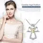 VOROCO 925 Sterling Silver Simple Cute Style Pendant Necklace Birthday Gift Jewelry for Women Girls VOROCO 925 Sterling Silver Simple Cute Style Pendant Necklace Birthday Gift Jewelry for Women Girls