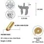 TOPGRILLZ Iced Out CZ Cluster Zircon Hip Hop 18K Gold Plated Jewish Chai Pendant Necklace with Rope Chain TOPGRILLZ Iced Out CZ Cluster Zircon Hip Hop 18K Gold Plated Jewish Chai Pendant Necklace with Rope Chain