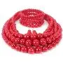 HaHaGirl Faux PearlStrands Jewelry Sets for Women Include Necklace Bracelet and Earrings Set HaHaGirl Faux PearlStrands Jewelry Sets for Women Include Necklace Bracelet and Earrings Set