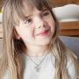 MollyQueen Daughter Heart Pendant Necklace from Dad Mom Inspirational Gift Remember Whose Daughter You are Stainless Steel Jewelry Birthday Gifts