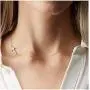 2Pcs Dainty Cross Pendant Minimalism Fashion Style Necklaces Gold Silver Plated Cute Tiny Charm Necklace Elegant Delicate Fashion Jewelry for Women