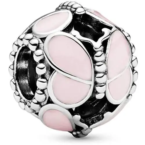 Pandora Jewelry Pink Butterfly Sterling Silver Charm