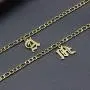 MEMGIFT 18K Gold Dainty Old English Initial Letter Anklets Bracelet for Women Cute Delicate Handmade Stainless Steel Simple Personalized 26 Alphabets Beach Jewelry Gifts for Birthday MEMGIFT 18K Gold Dainty Old English Initial Letter Anklets Bracelet for Women Cute Delicate Handmade Stainless Steel Simple Personalized 26 Alphabets Beach Jewelry Gifts for Birthday