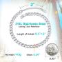 ChainsPro Resizable Anklet Chain for Women Men, Figaro/Wheat/Twist Rope/Cuban Foot Bracelet-Strong with Good Clasp-18K Gold Plated(Send Gift Box)