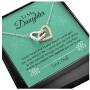 KINDPAW Father Daughter Necklace – Never Forget That I Love You Necklace from Dad