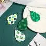 12 Pairs Leather Earrings Leaf Dangle Earring Lightweight Teardrop Earring Shamrock Drop Earrings for Women St. Patricks Day Gift 12 Pairs Leather Earrings Leaf Dangle Earring Lightweight Teardrop Earring Shamrock Drop Earrings for Women St. Patricks Day Gift
